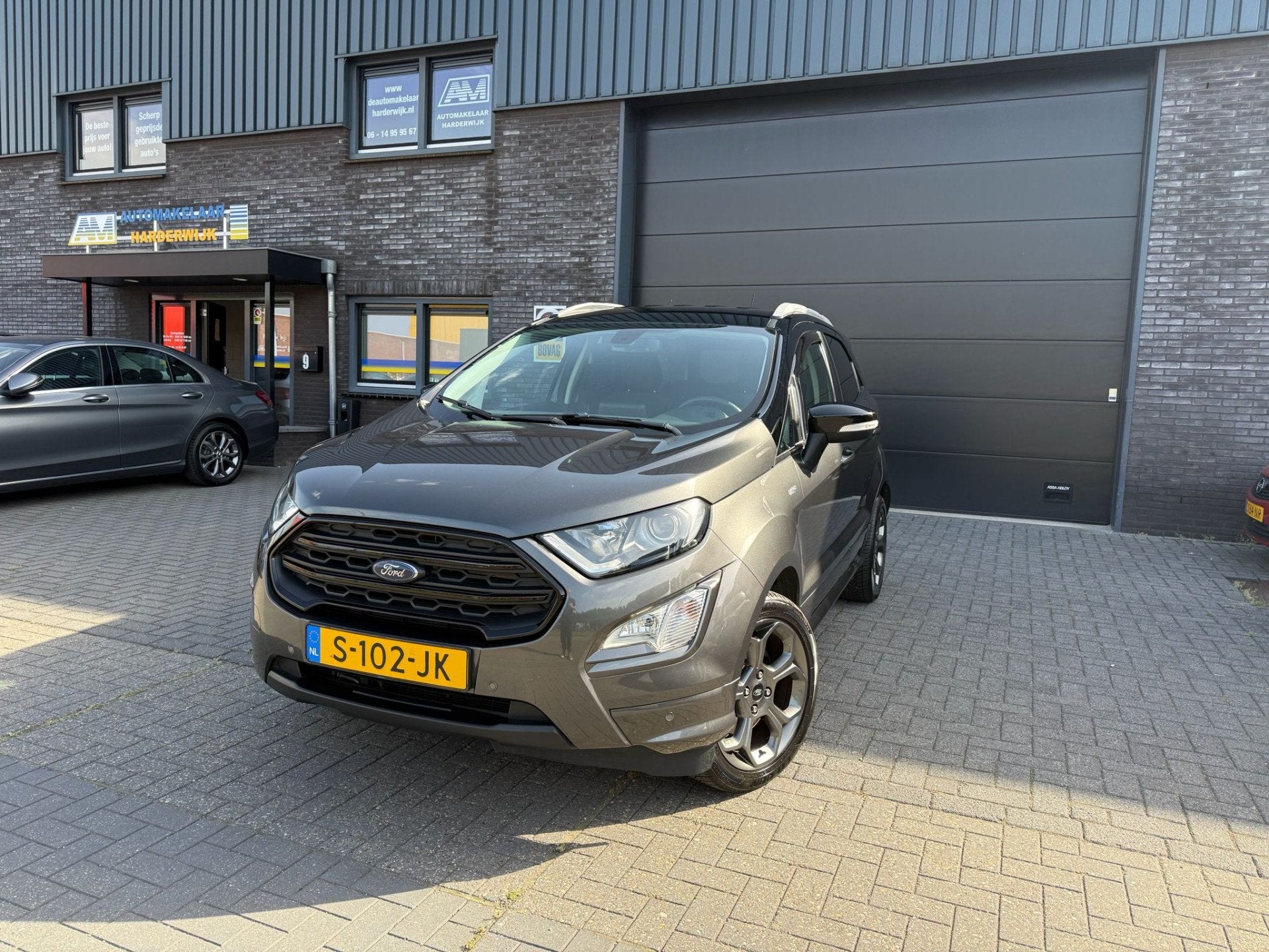 Ford EcoSport 1.0 EcoBoost ST-Line Black | 1E EIGENAAR | 3/6, Voorwielaandrijving, Gebruikt, Ecosport, Leder en Stof