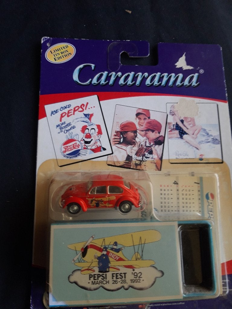 Volkswagen Kever Pepsi Fest '92– Nieuw, Hobby en Vrije tijd, Modelauto's | 1:87, Ophalen of Verzenden, Nieuw, Auto, Overige merken