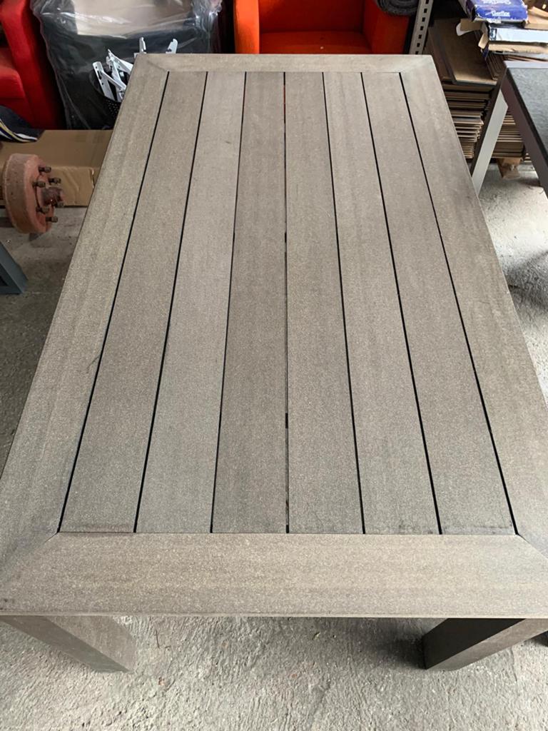 Polywood tuintafel, Tuin en Terras, Ophalen, Zo goed als nieuw, Rechthoekig, Aluminium