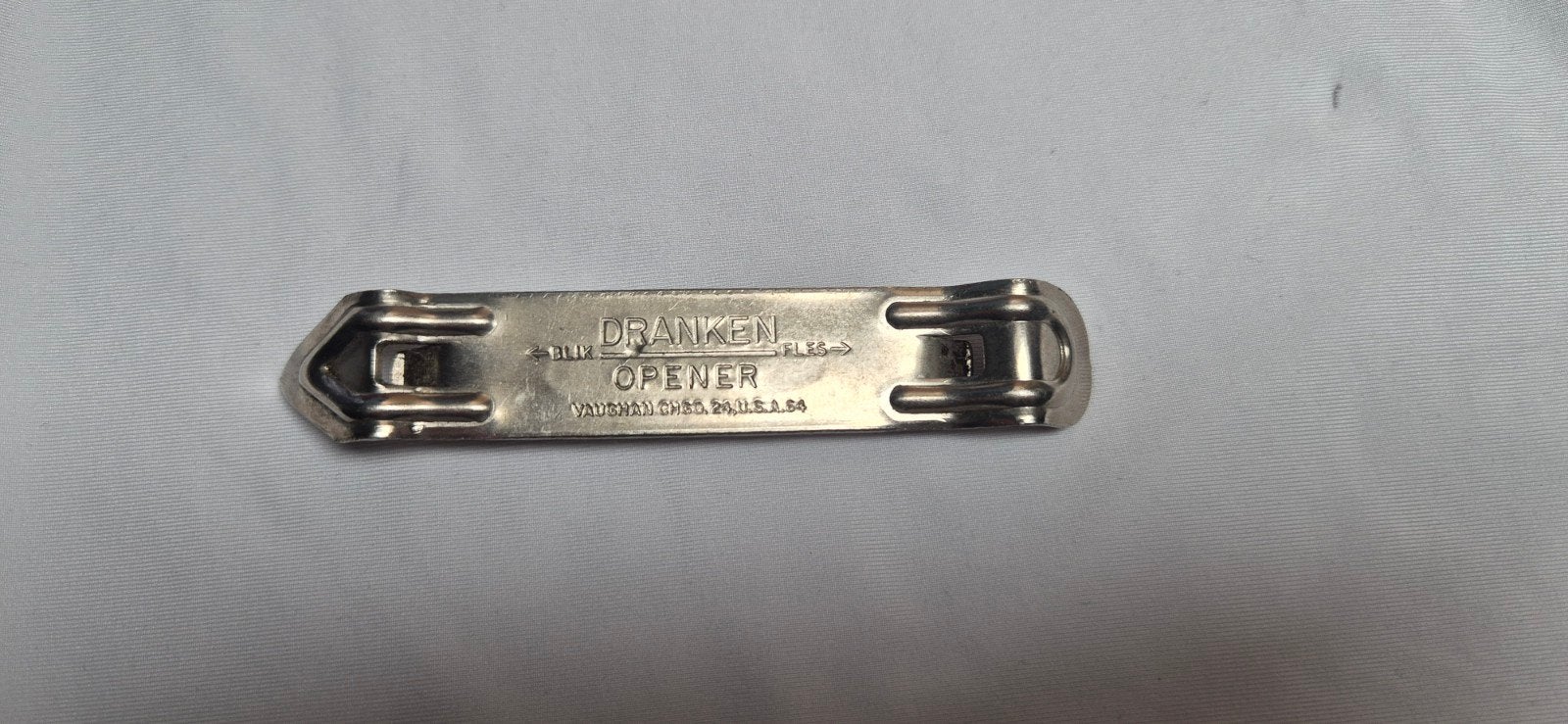 Vintage MOTO DRINKS Flesopener / Blikopener, Ophalen