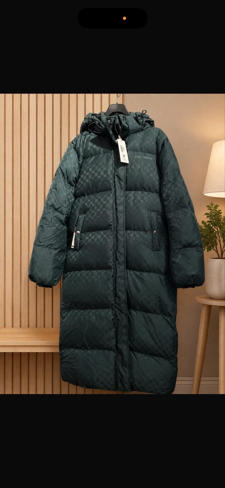 Daily Paper Monogram Puffer Jas - Groen, Ophalen of Verzenden, Nieuw, Maat 42/44 (L), Groen