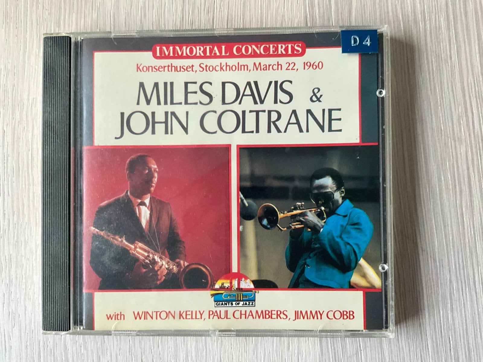 Miles Davis & John Coltrane - Immortal Concerts 1960 CD, Cd's en Dvd's, Ophalen of Verzenden, Gebruikt, Jazz, Album
