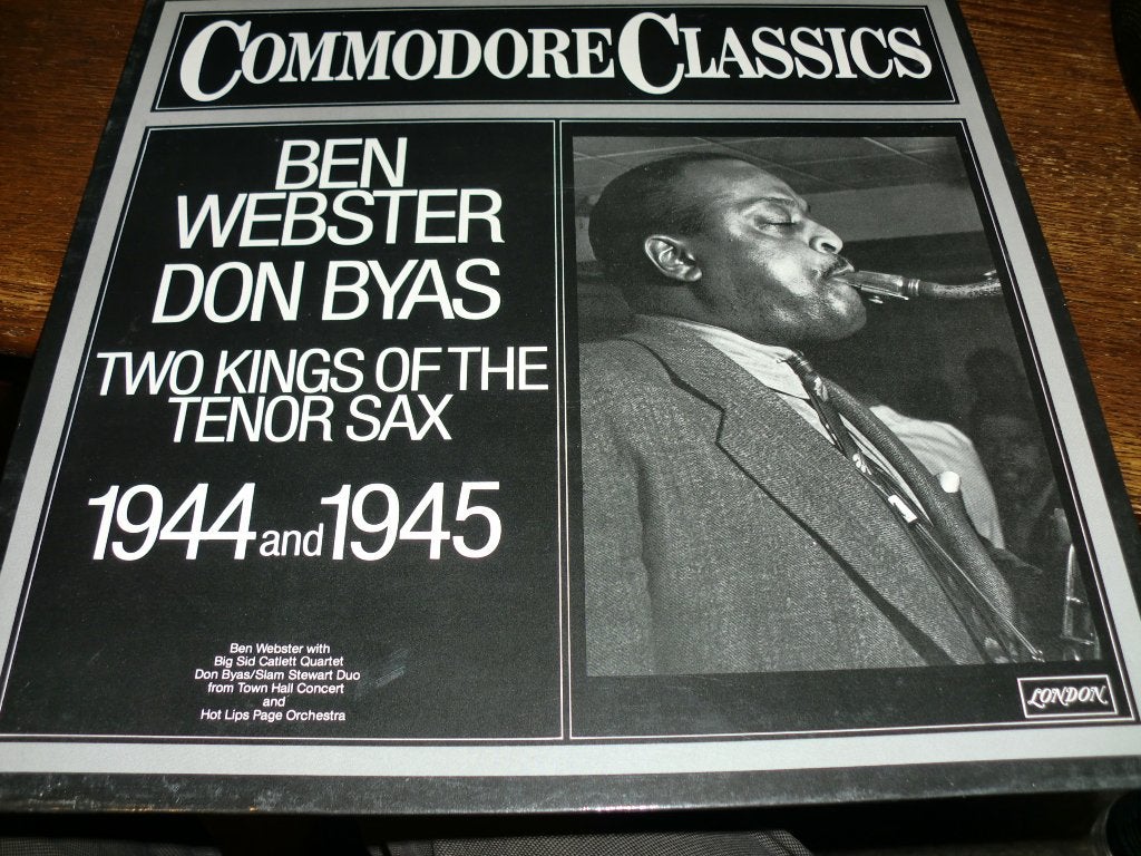   Ben Webster / Don Byas ‎ Tenor Sax 1944/1945  Commodore LP, LP, Ophalen of Verzenden, Zo goed als nieuw, 12 inch
