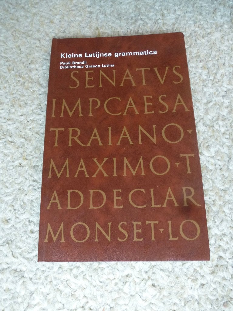Kleine Latijnse grammatica, Latijn, Pauli Brandii, Ophalen of Verzenden, Zo goed als nieuw