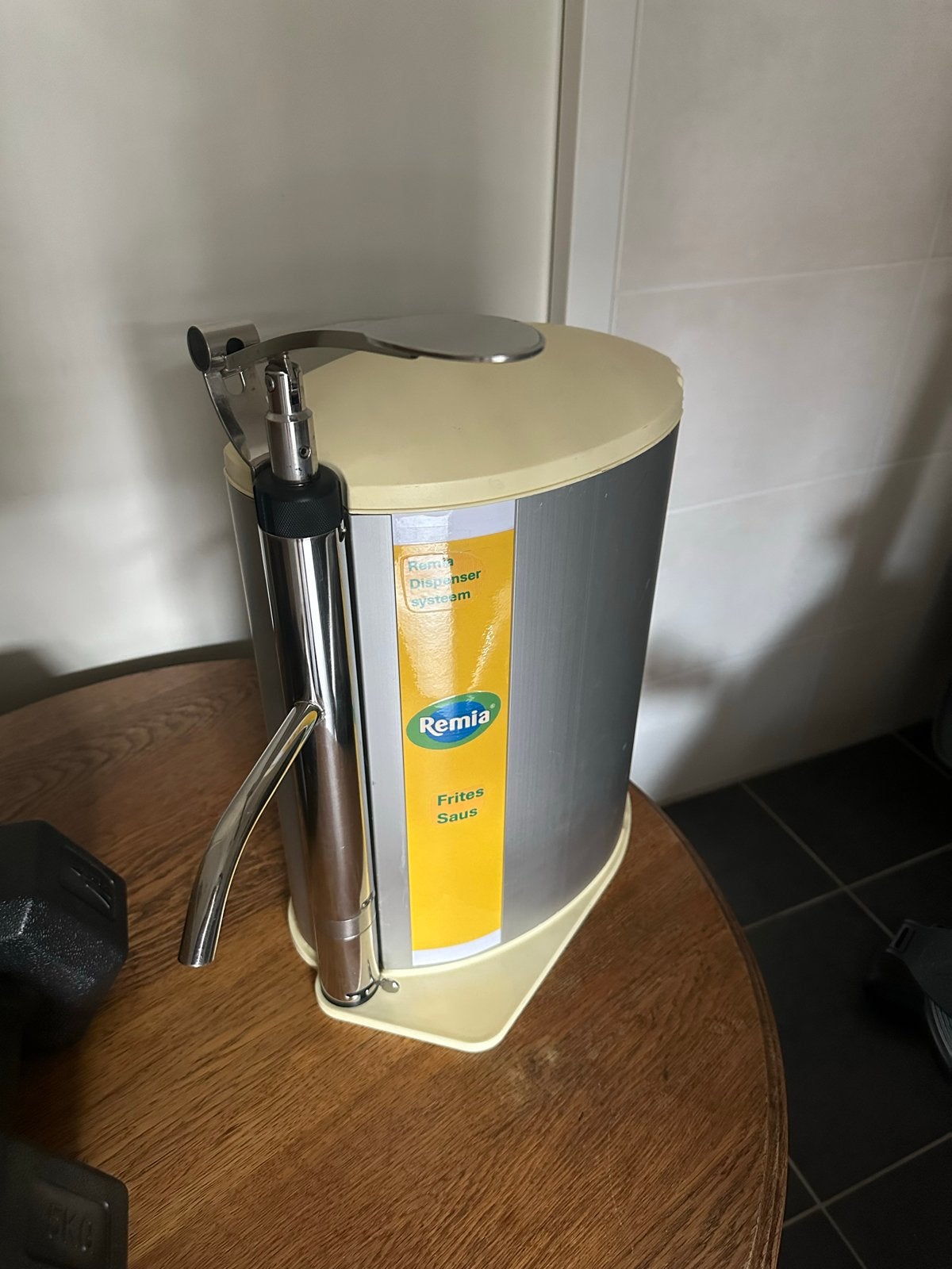 Remia Saus Dispenser Systeem - Frites Saus, Ophalen of Verzenden, Gebruikt