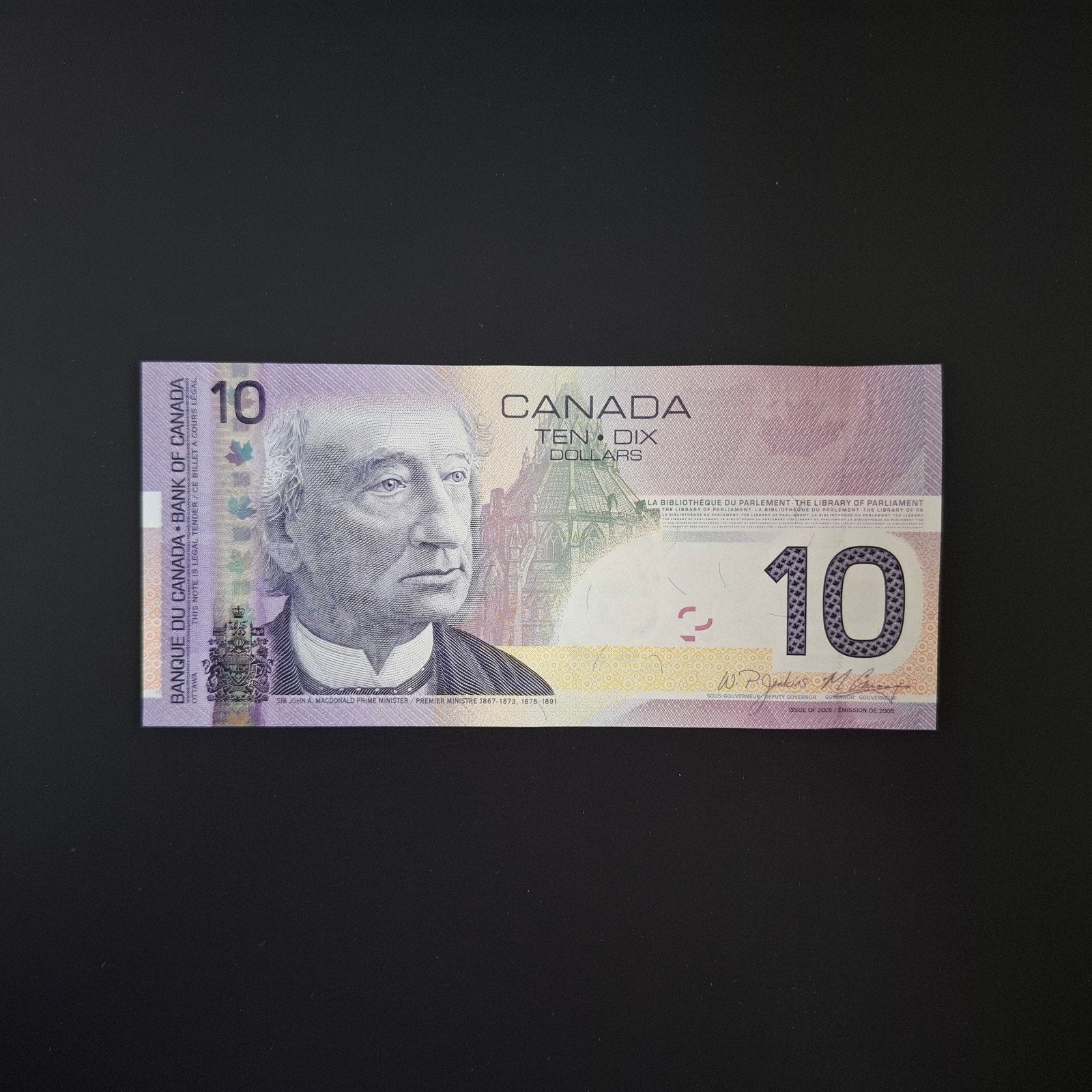 10 dollar Canada #017, Postzegels en Munten, Ophalen of Verzenden, Noord-Amerika, Los biljet