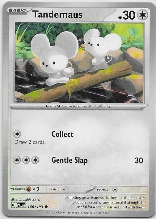 Paldea Evolved,  Tandemaus [common] 166/193, Verzenden, Nieuw, Losse kaart