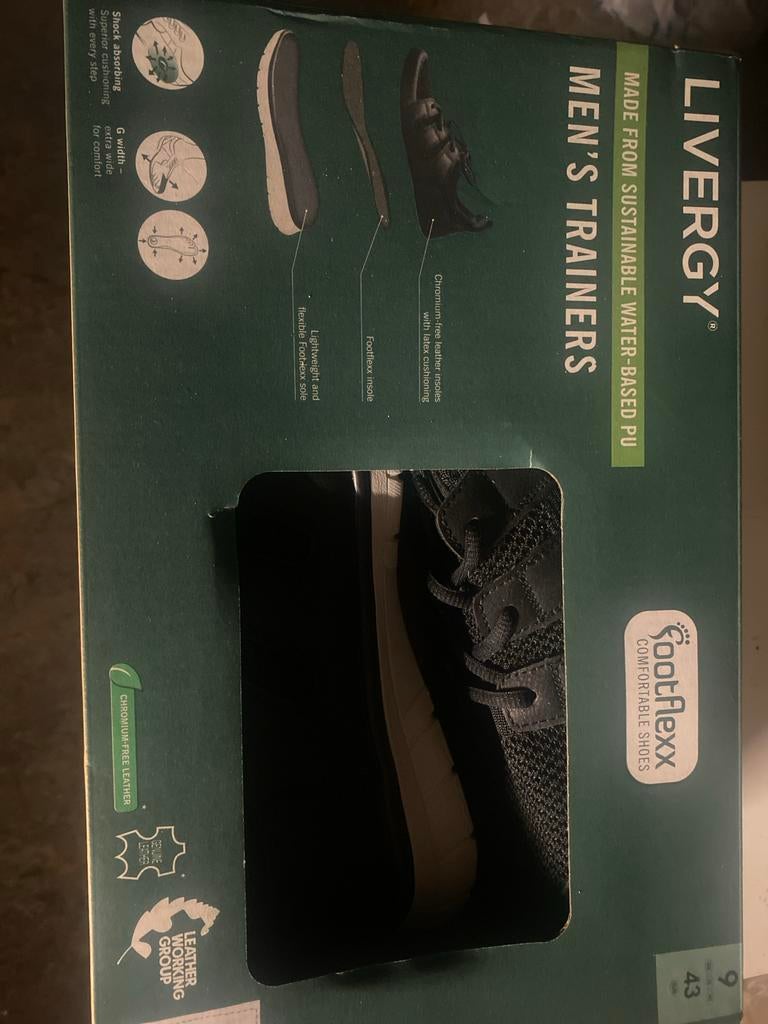 LIVERGY Heren Sneakers - Zwart, Maat 43, Kleding | Heren, Schoenen, Ophalen, Nieuw, Zwart, Sneakers of Gympen