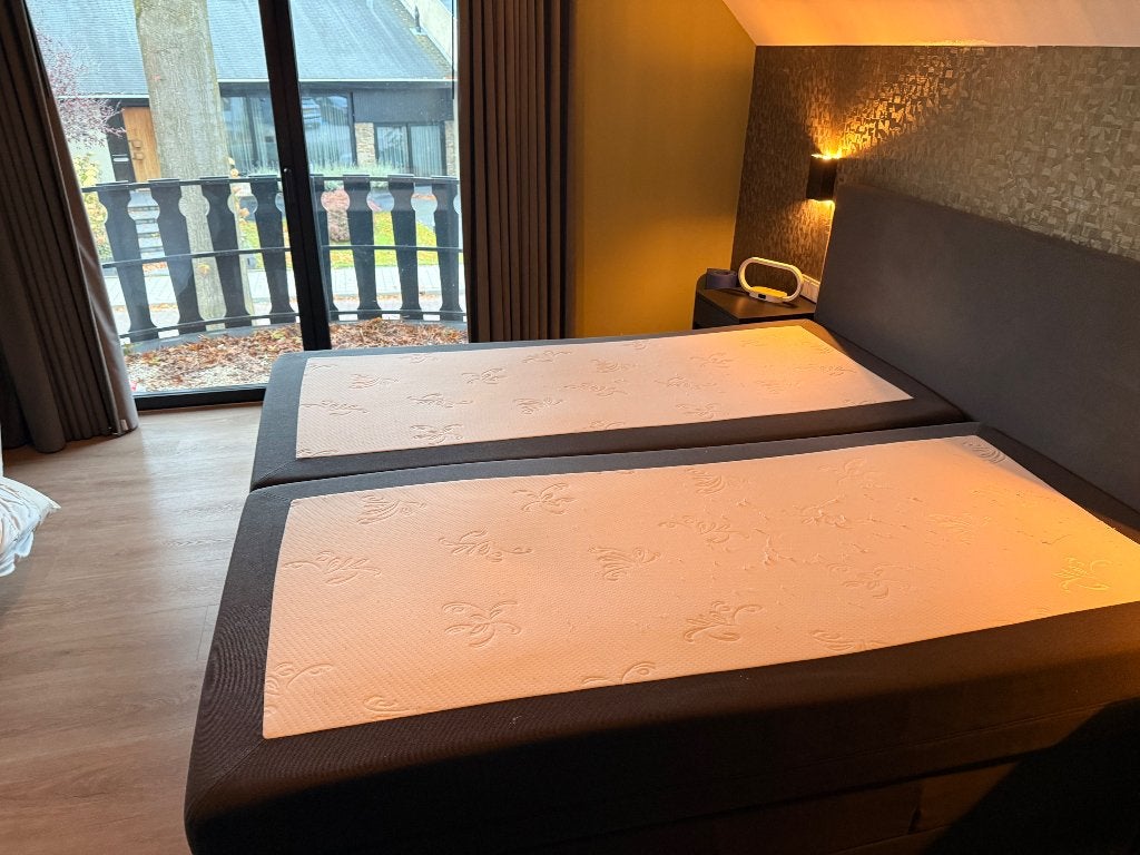 Elektrische boxspring Swiss sense, Ophalen, Gebruikt, Tweepersoons, 180 cm