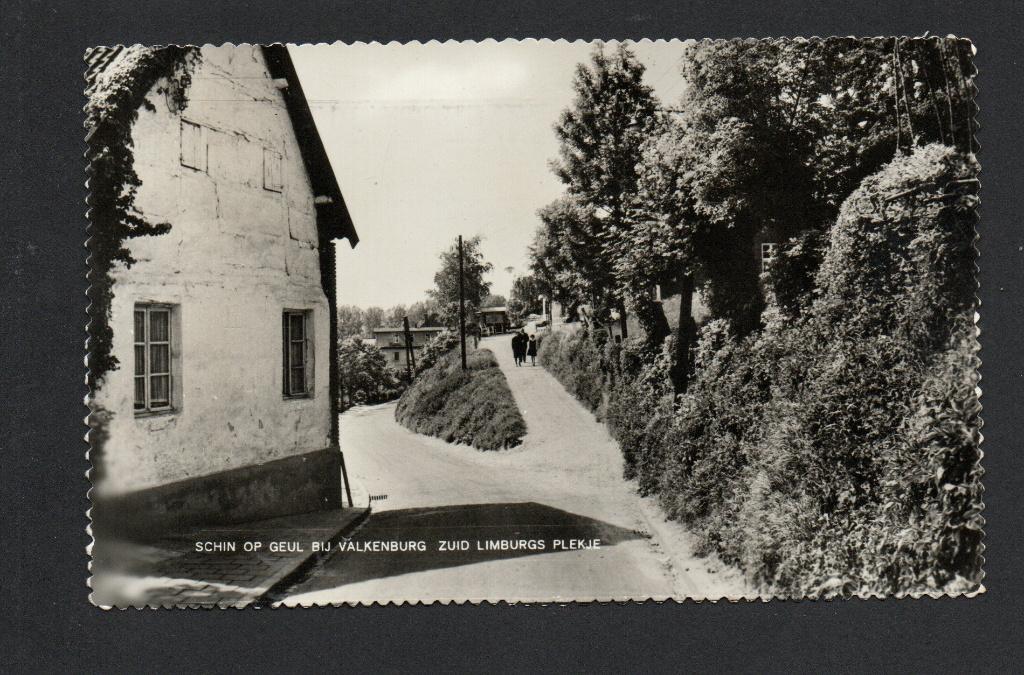 Schin op Geul  bij Valkenburg. Zuid Limburgs plekje,, Ophalen of Verzenden, 1960 tot 1980, Gelopen, Limburg