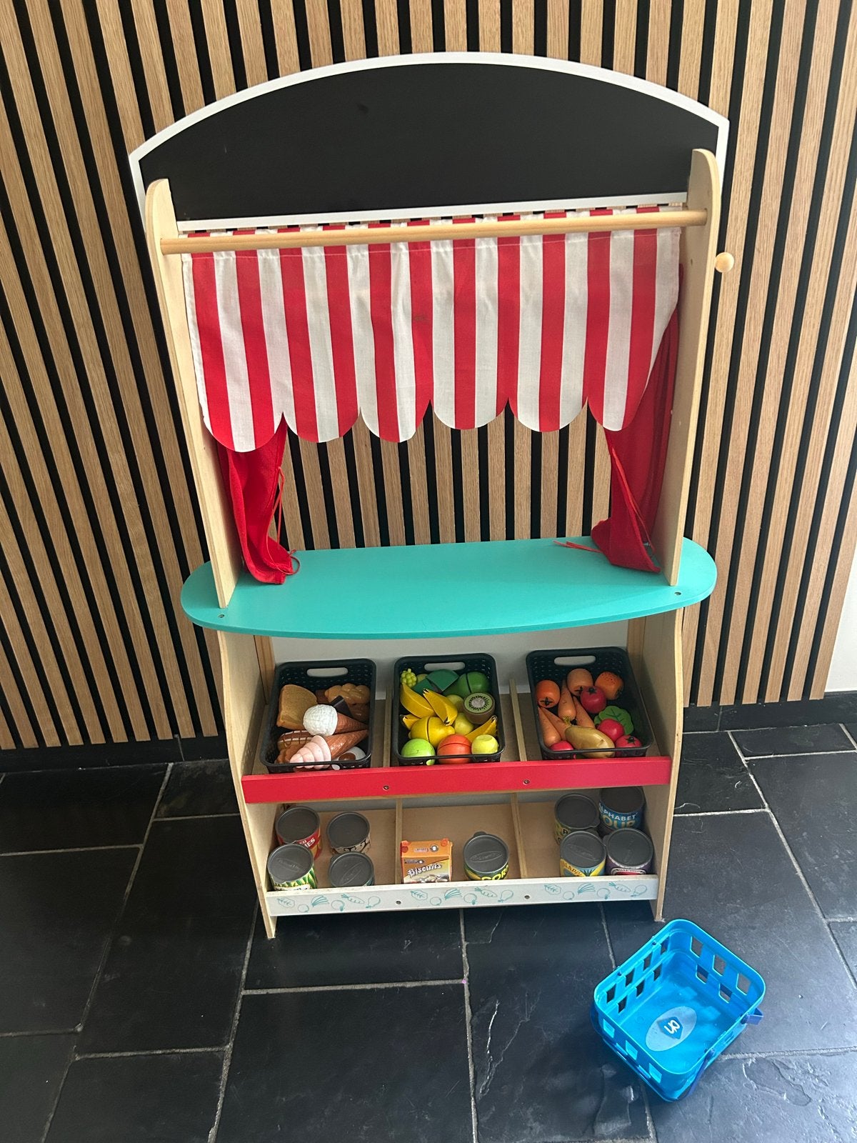 2-in-1 Speelgoed: Winkeltje & Theater voor Kinderen, Kinderen en Baby's, Ophalen, Zo goed als nieuw, Jongen of Meisje
