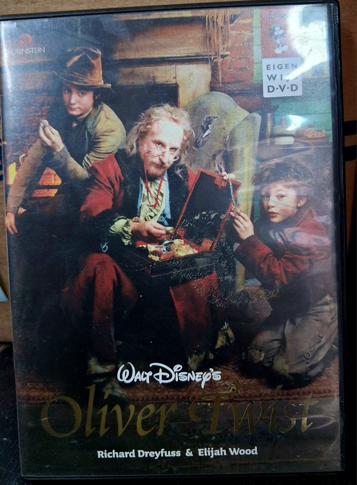 Walt Disney's Oliver Twist  - Richard Dreyfuss & Elijah Wo, Cd's en Dvd's, Gebruikt, Nederlands, Ophalen of Verzenden, Inclusief boekje