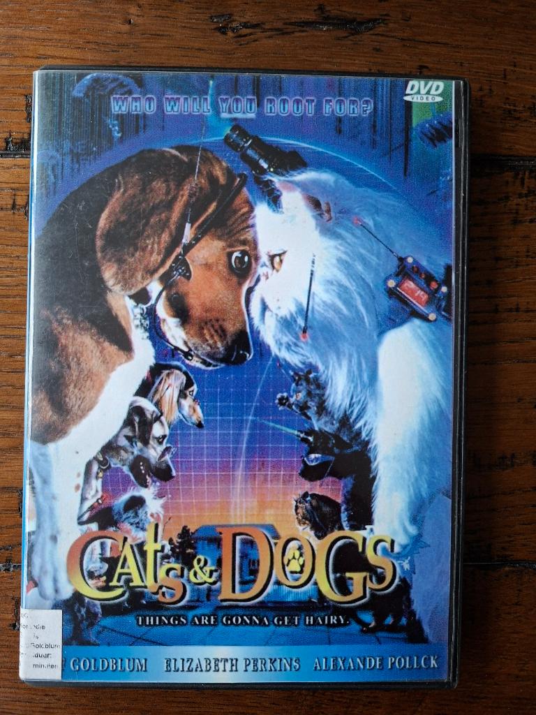 DVD Cats & Dogs Honden en Katten tekenfilm Komedie, Tekenfilm, Amerikaans, Ophalen of Verzenden, Zo goed als nieuw