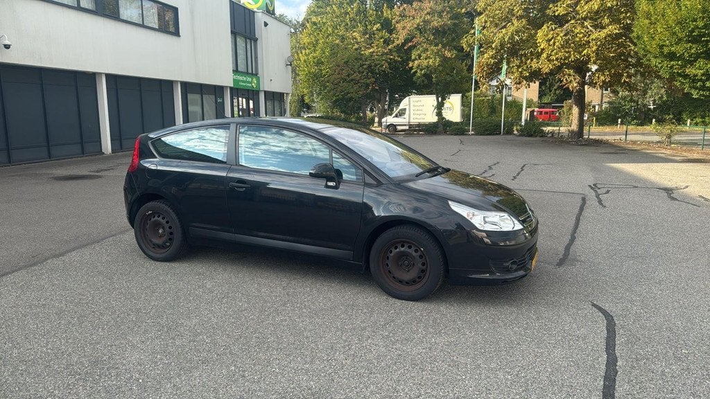 Citroen C4 Coupé 1.4-16V Image 123.000 NAP Airco Zwart 2007, Voorwielaandrijving, 4 cilinders, 1156 kg, Zwart