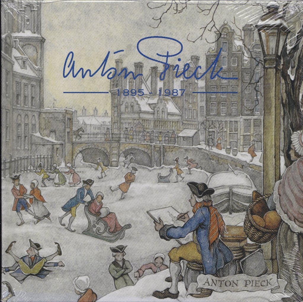 Themaboek PostNL/4 velletjes – Anton Pieck - 2017, Postzegels en Munten, Postzegels | Nederland, Verzenden, Na 1940, Postfris