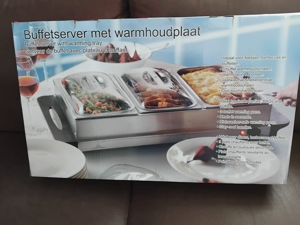 Warmhoudplaat, Overige typen, Nieuw, Ophalen of Verzenden, Metaal