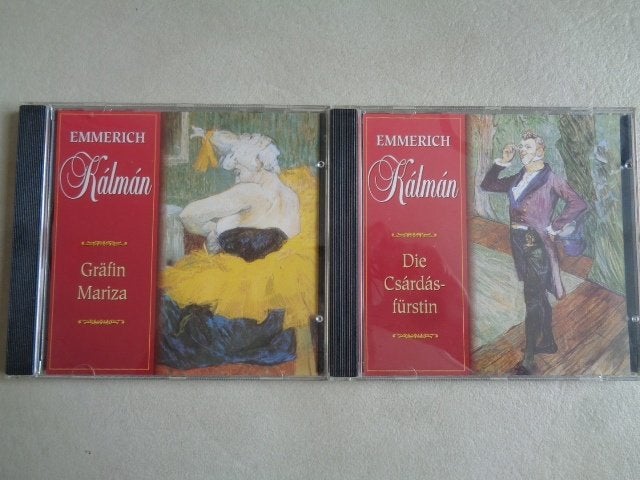 2x CD Emmerich Kalman - Grafin Mariza en Die Csardasfurstin, Ophalen of Verzenden, Classicisme, Zo goed als nieuw, Kamermuziek