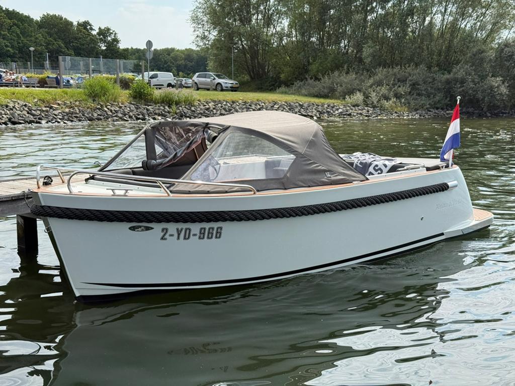 Maxima 620 RETRO met 60pk Suzuki VAARKLAAR!!, Watersport en Boten, Ophalen, Zo goed als nieuw, Buitenboordmotor, Polyester