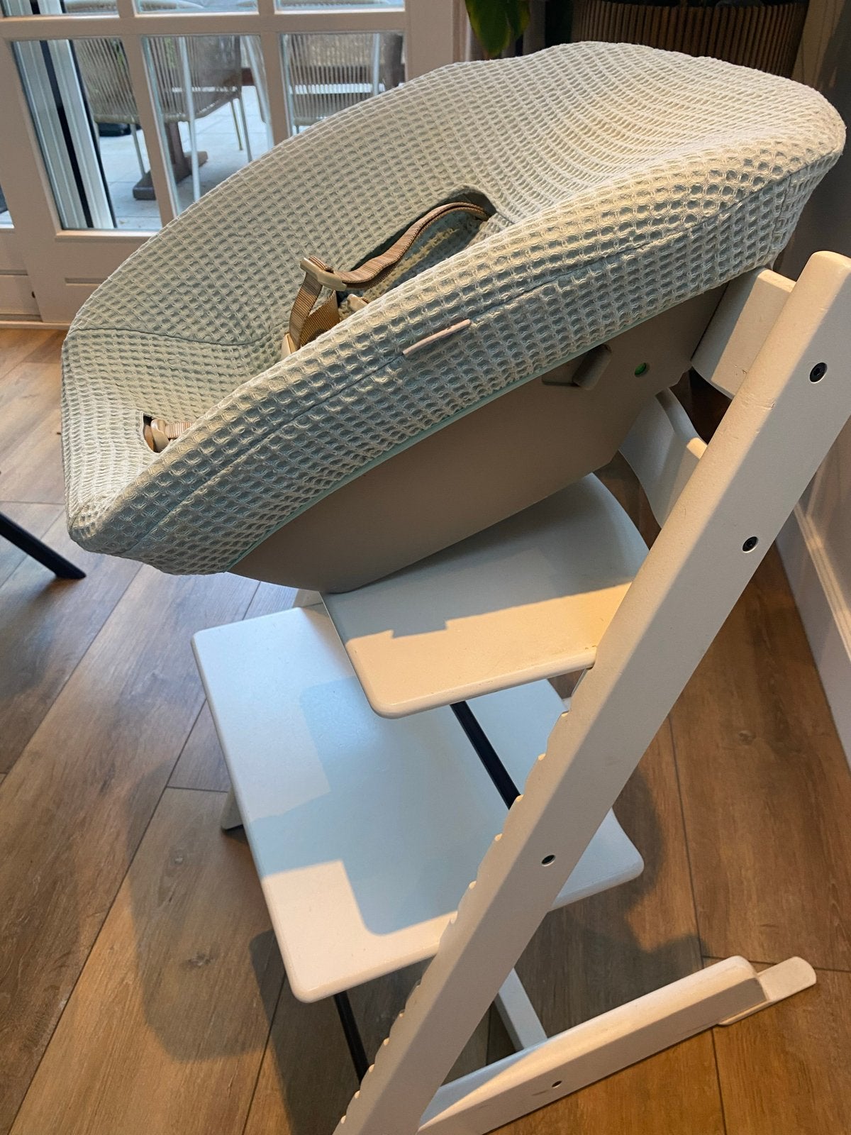 Stokke Tripp Trapp complete set!, Ophalen, Zo goed als nieuw, Meegroeistoel, Gordel(s)