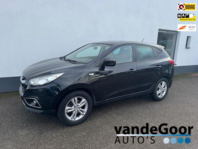 Hyundai Ix35 2.0i Dynamic, '11, airco, cruise, trekhaak, keu, Stof, Gebruikt, Zwart, 4 cilinders