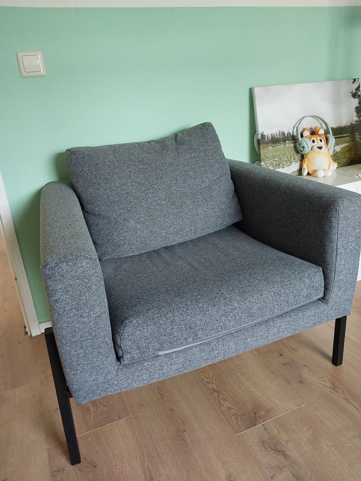 Stoel IKEA KOARP te koop, Huis en Inrichting, Fauteuils, Ophalen, Zo goed als nieuw, 50 tot 75 cm
