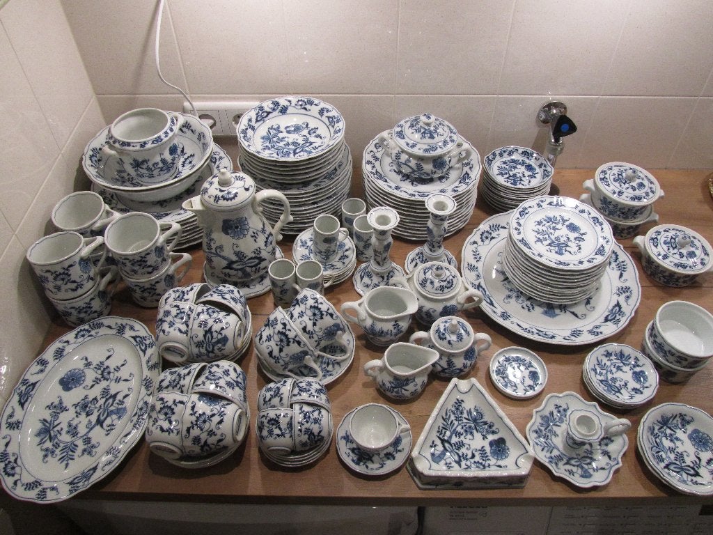 Blue Danube serviesdelen, Overige typen, Ophalen of Verzenden, Zo goed als nieuw, Overige stijlen