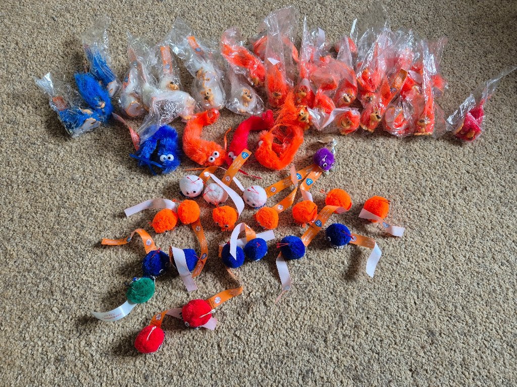 Oranje WK Voetbal Wuppies, welpies en beesies AH NIEUW, Ophalen of Verzenden, Nieuw, Overige binnenlandse clubs, Overige typen