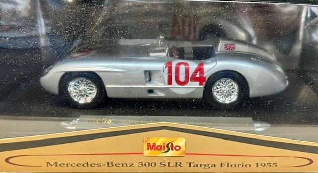 Coelianmodels, Maisto, Mercedes Benz 300 SLR, 1/18, € 39,99, Ophalen of Verzenden, Nieuw, Auto, Maisto