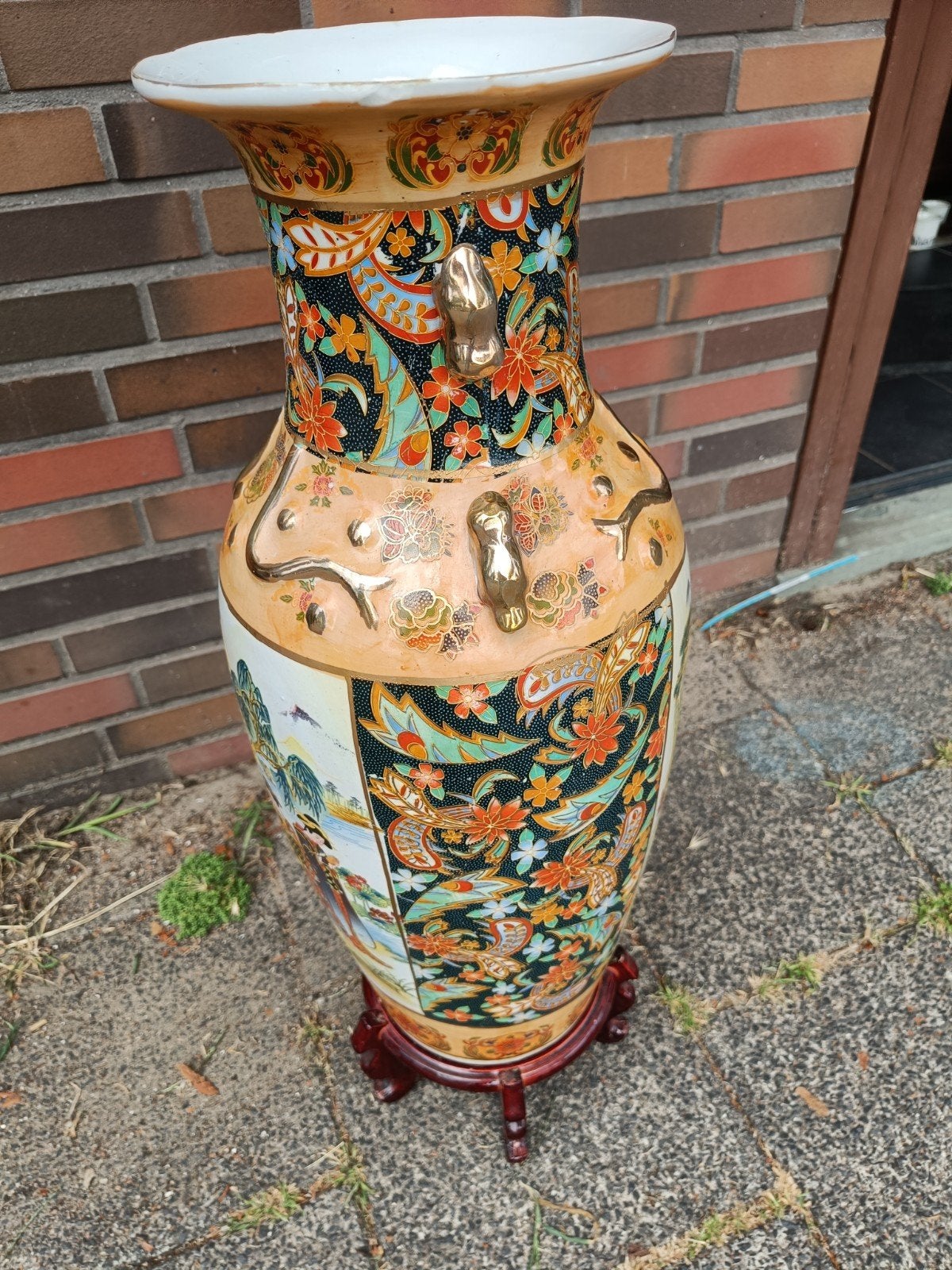 Grote Chinese Vaas ,Plateau - In Amsterdam ophalen, Ophalen