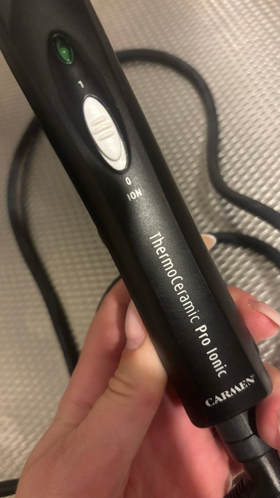 Carmen ThermoCeramic Pro Ionic Stijltang, Ophalen, Gebruikt, Haarverzorging