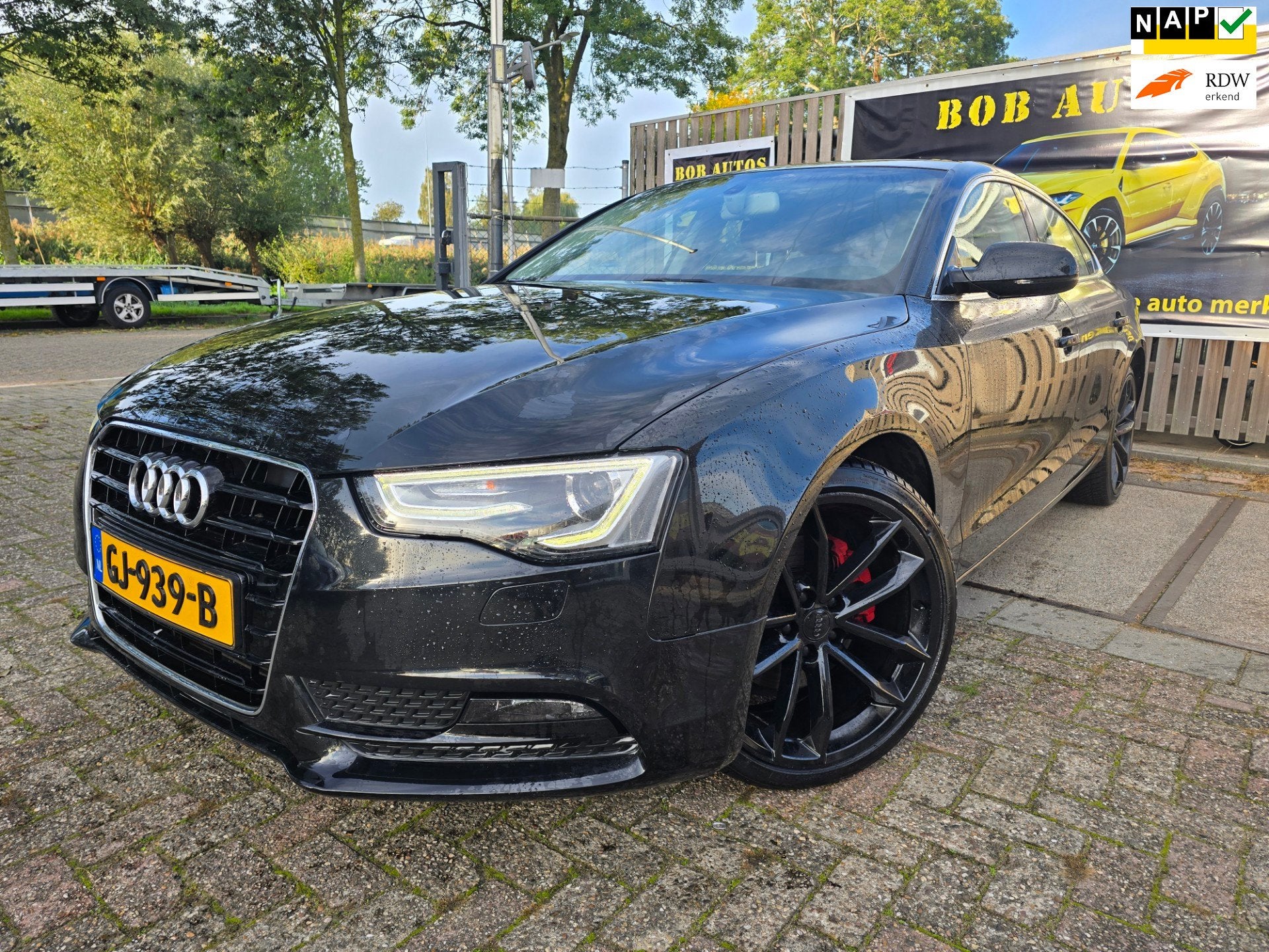 Audi A5 Sportback 1.8 TFSI Business Edition/AUTOMAAT/1e eige, Euro 6, 4 cilinders, 4 stoelen, Zwart