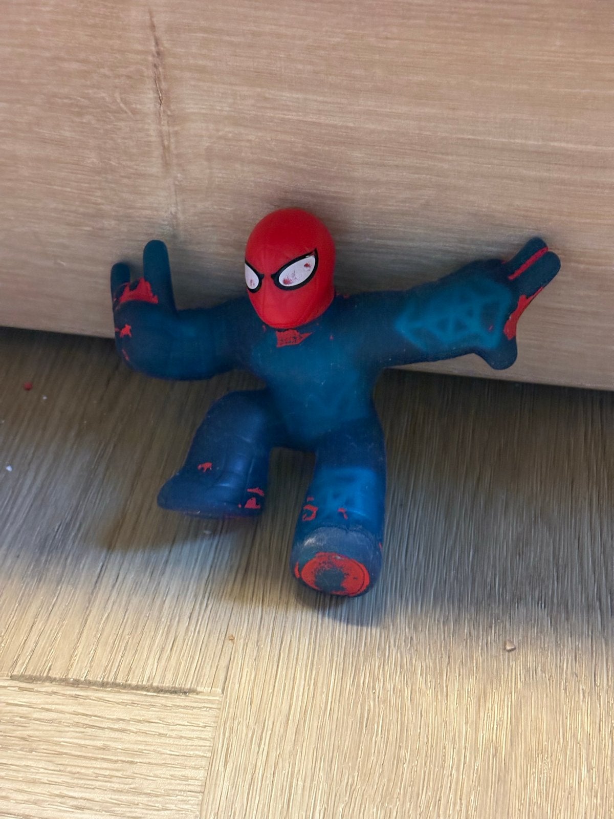 Spiderman Squishy Pop - Rekbaar Speelfiguur, Kinderen en Baby's, Ophalen, Gebruikt