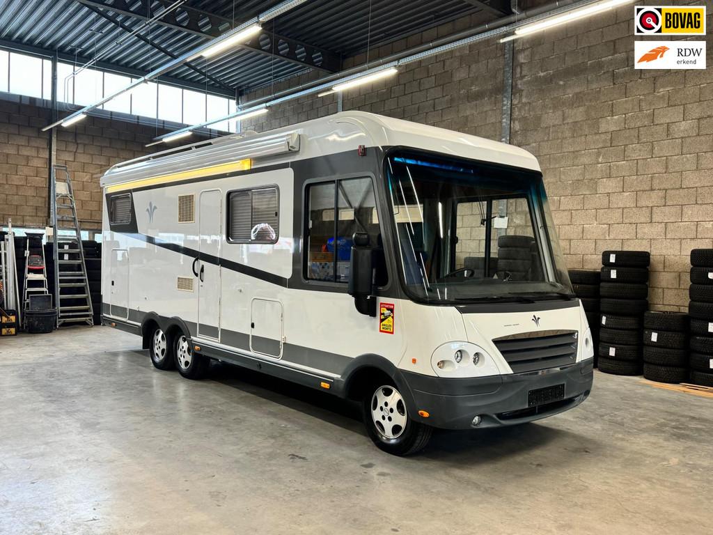 Fiat Ducato 2.8 Niesmann Bischoff Flair 7100 Nieuw|Uitmunten, Caravans en Kamperen, Campers, Bedrijf, Navigatie, Fiat, Standkachel