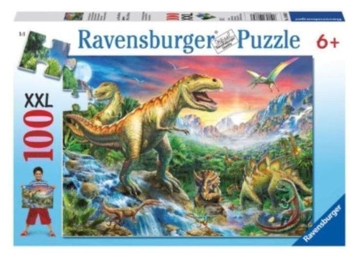 Dinosaurus Puzzel - 100 stukjes - Ravensburger Legpuzzel, Ophalen of Verzenden, Minder dan 500 stukjes, Nieuw, Legpuzzel