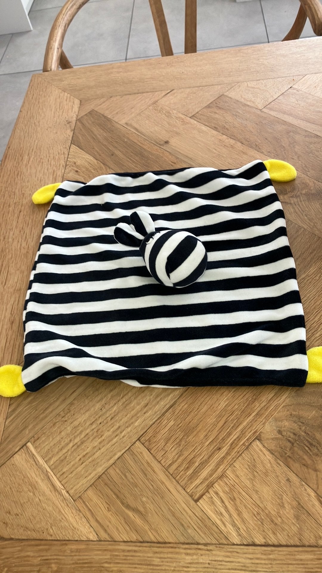 Ikea zebra knuffeldoekje, Ophalen of Verzenden, Zo goed als nieuw, Overige typen