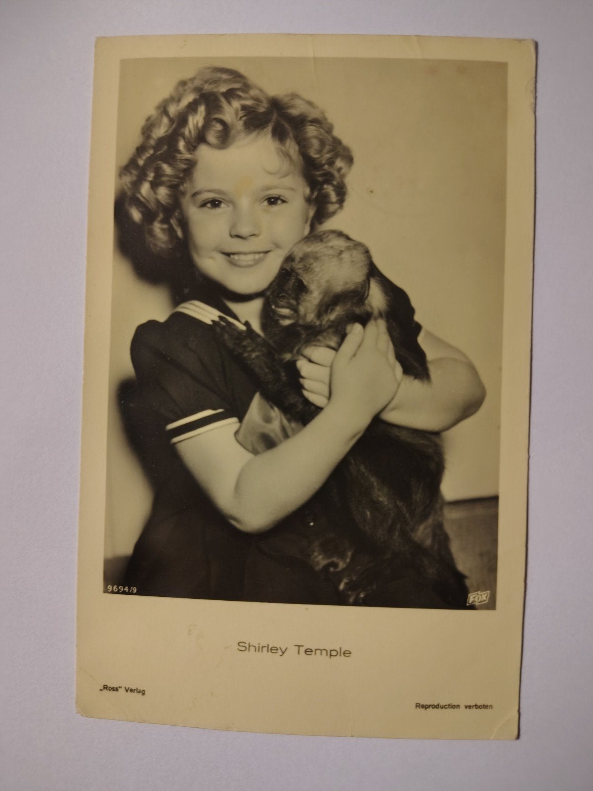 Shirley Temple Ansichtkaart, Ophalen of Verzenden, 1980 tot heden