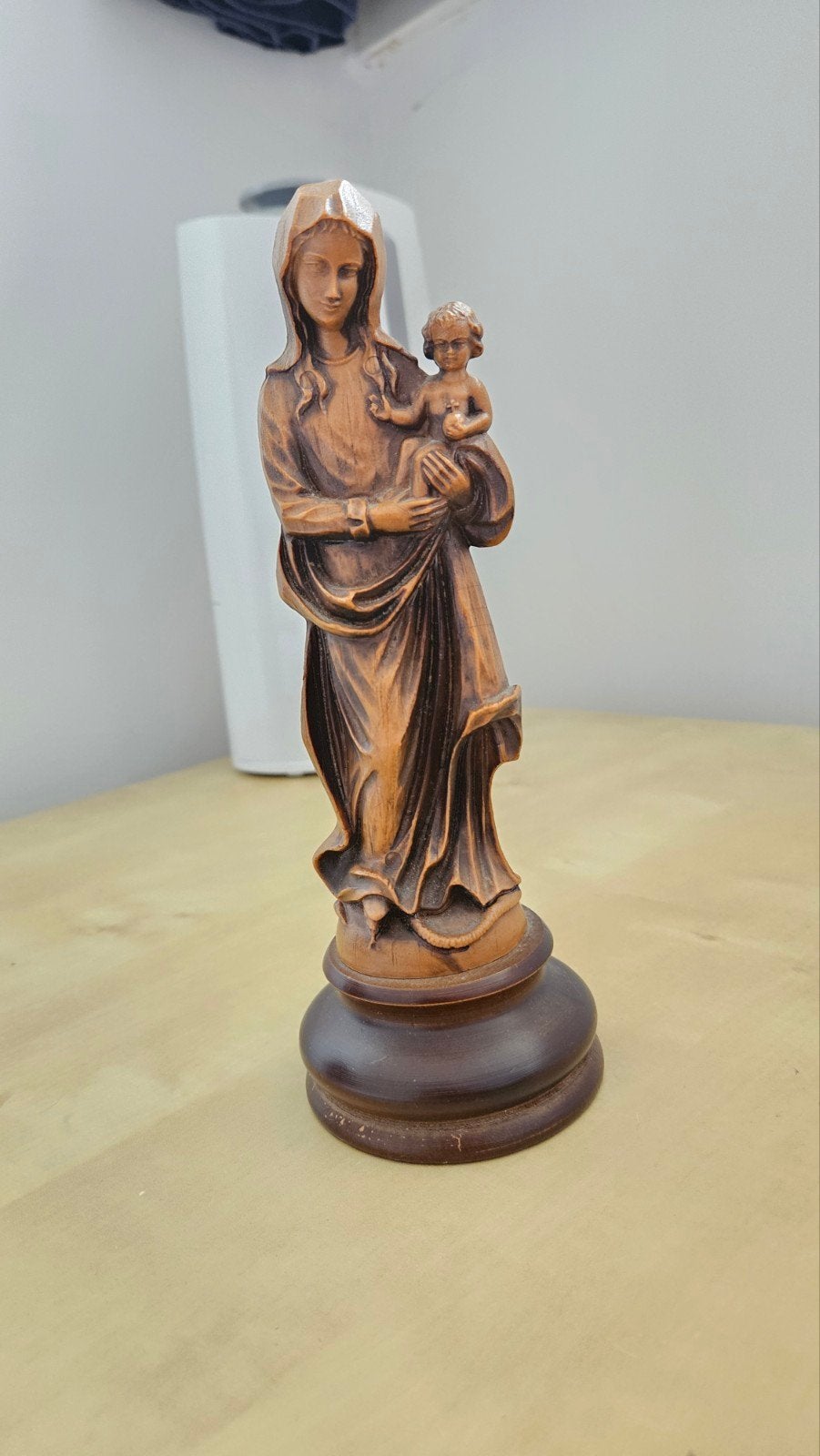 Beeld Maria met Jezus 19cm kunsthars, Ophalen of Verzenden