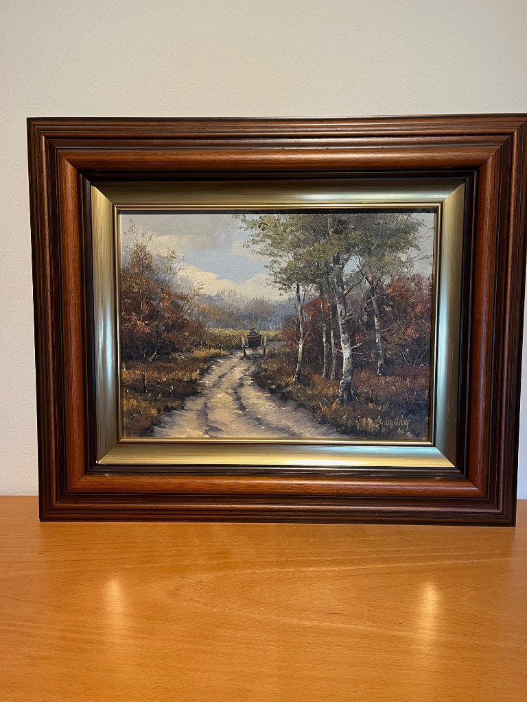 Origineel olieverfschilderij Gerry v/d Linden, gesigneerd, Antiek en Kunst, Kunst | Schilderijen | Klassiek, Ophalen, Nederlandse school