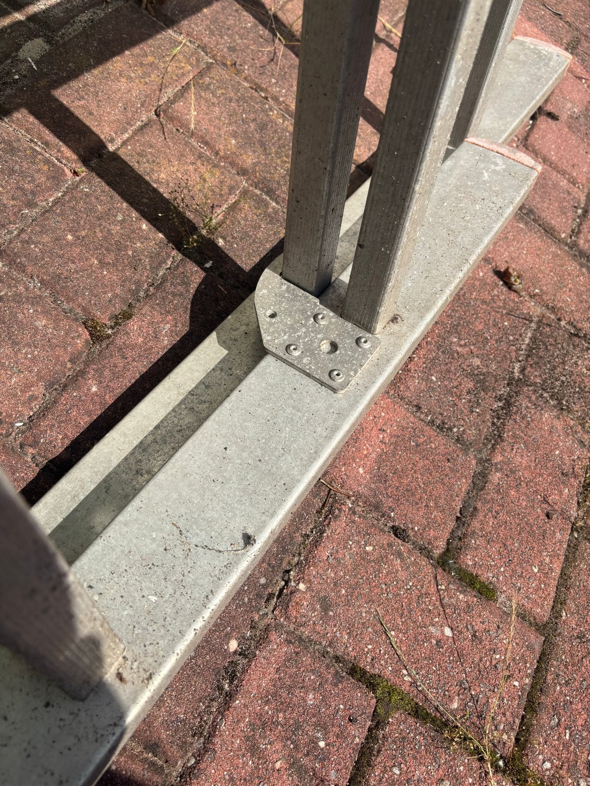 Uitschuifbare ladder, Doe-het-zelf en Verbouw, Ladders en Trappen, Ophalen, Gebruikt, Ladder, Opvouwbaar of Inschuifbaar