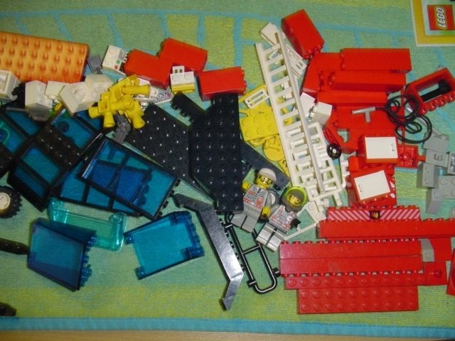 veel onderdelen van Set 6478-1: Brandweerkazerne, Kinderen en Baby's, Speelgoed | Duplo en Lego, Ophalen of Verzenden, Gebruikt