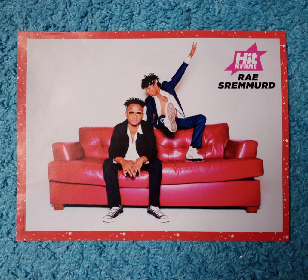 Rae Sremmurd poster hitkrant, A4 of kleiner, Rechthoekig Liggend, Nieuw, Ophalen of Verzenden