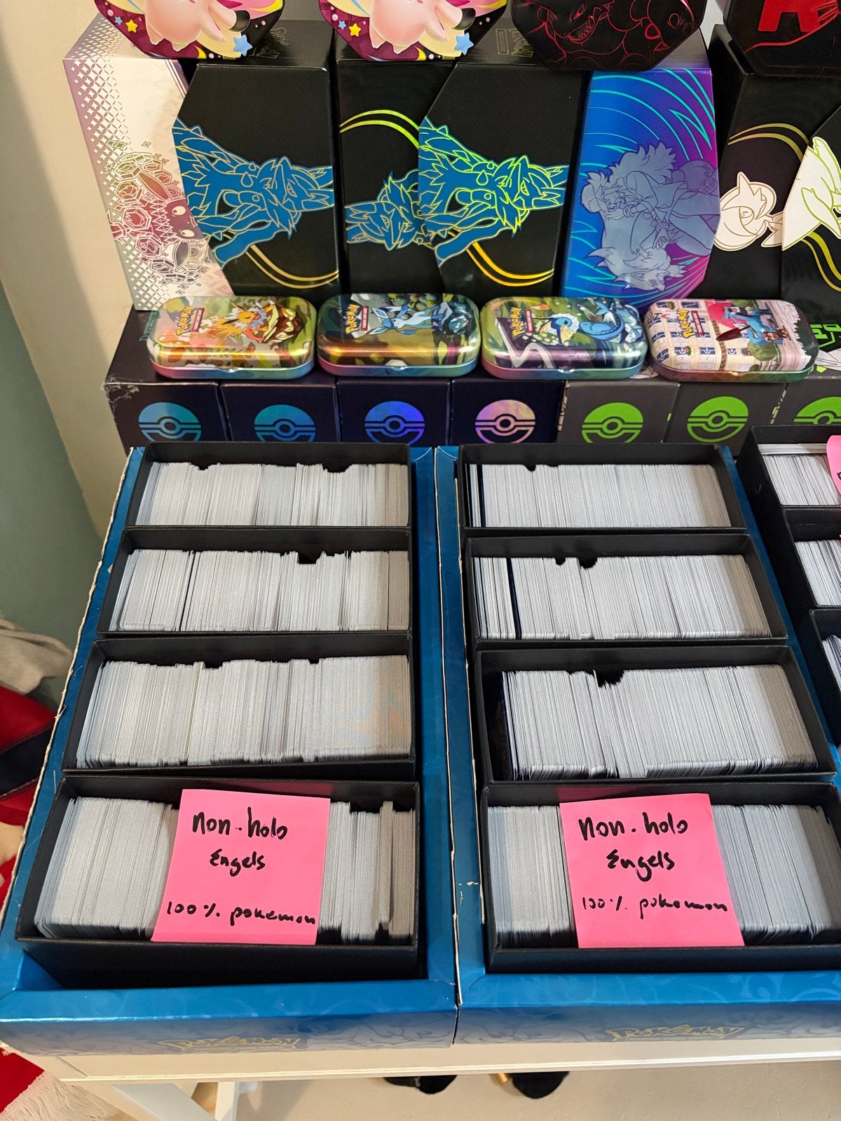 Grote collectie Pokémon kaarten, sleeves en accessoires, Hobby en Vrije tijd, Verzamelkaartspellen | Pokémon, Gebruikt, Losse kaart