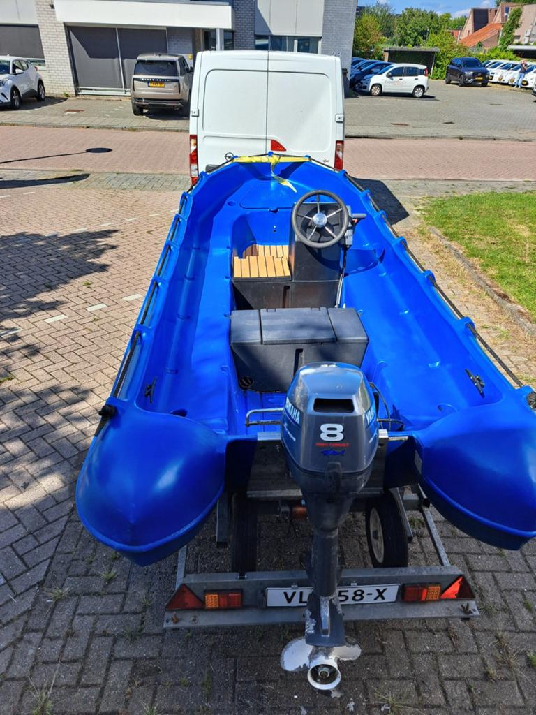 Waly 435 met Yamaha 8pk High Trust - Gebruiksklaar!, Ophalen of Verzenden