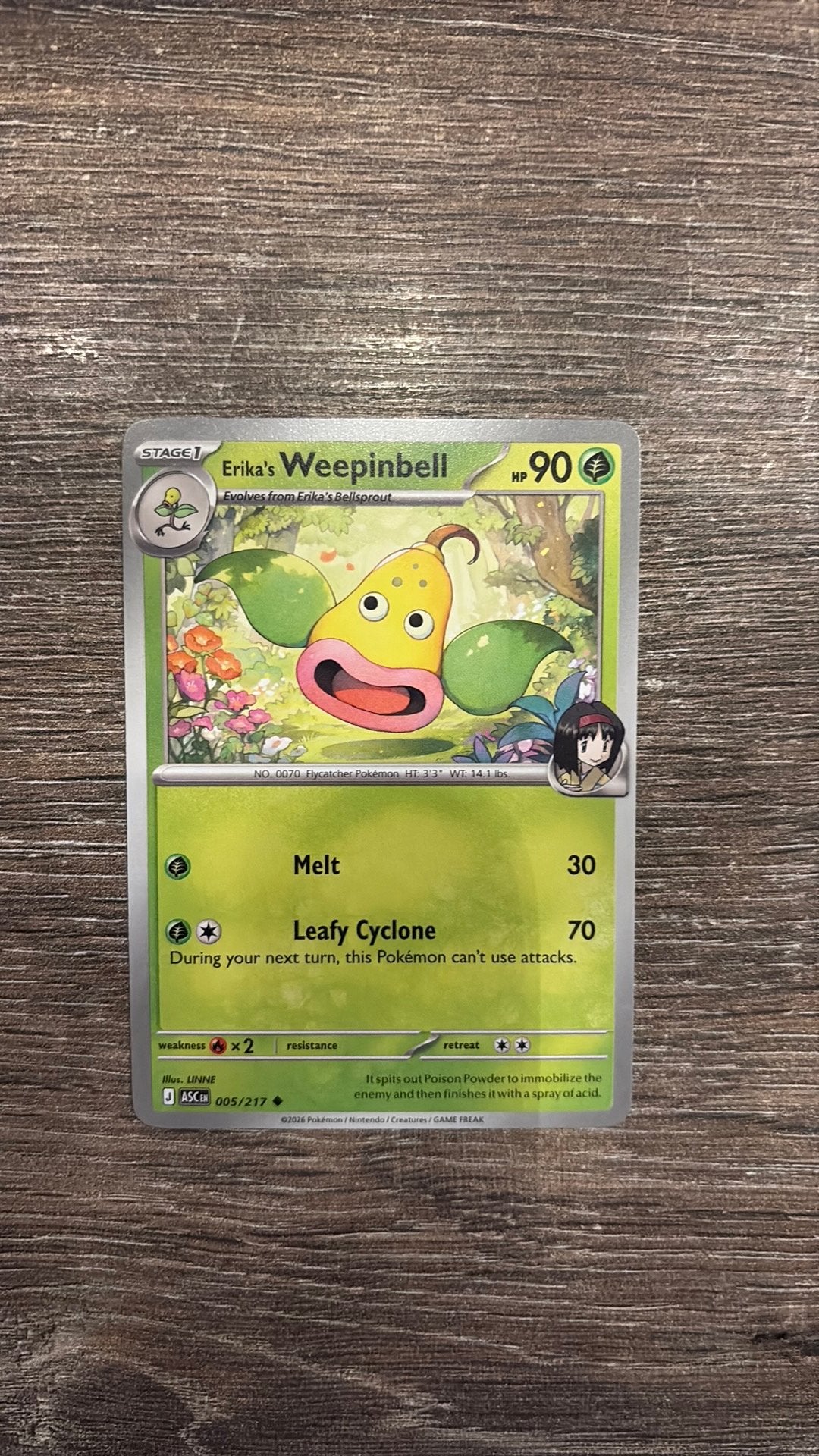 ASC Erika’s Weepinbell 005/217, Ophalen of Verzenden, Zo goed als nieuw