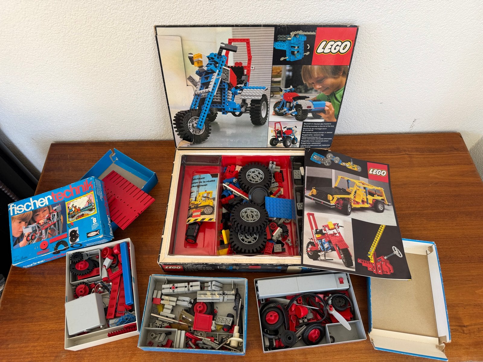 Vintage LEGO Technic en Fischertechnik bouwdozen, Ophalen of Verzenden, Gebruikt, Overige merken