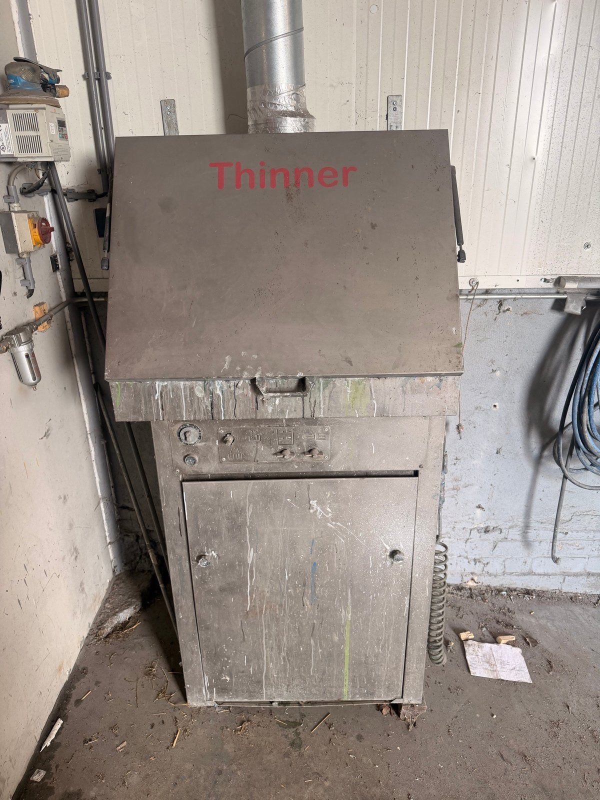 Professionele Spuitpistool Reiniger - Thinner Reinigingsmach, Ophalen, Gebruikt, Overige typen