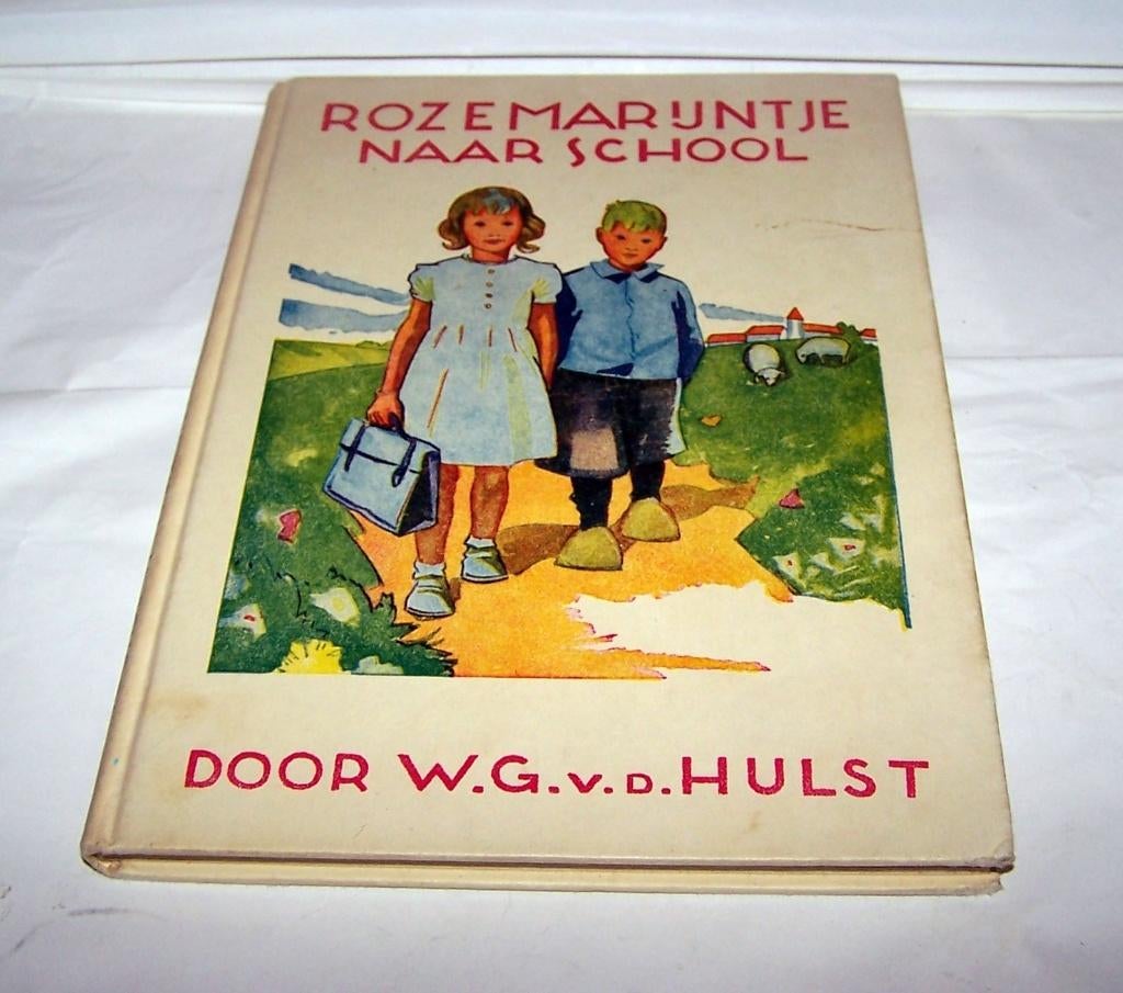 Rozemarijntje naar school-W.G. v.d. Hulst. Izgs., Ophalen of Verzenden, W.G. v.d. Hulst