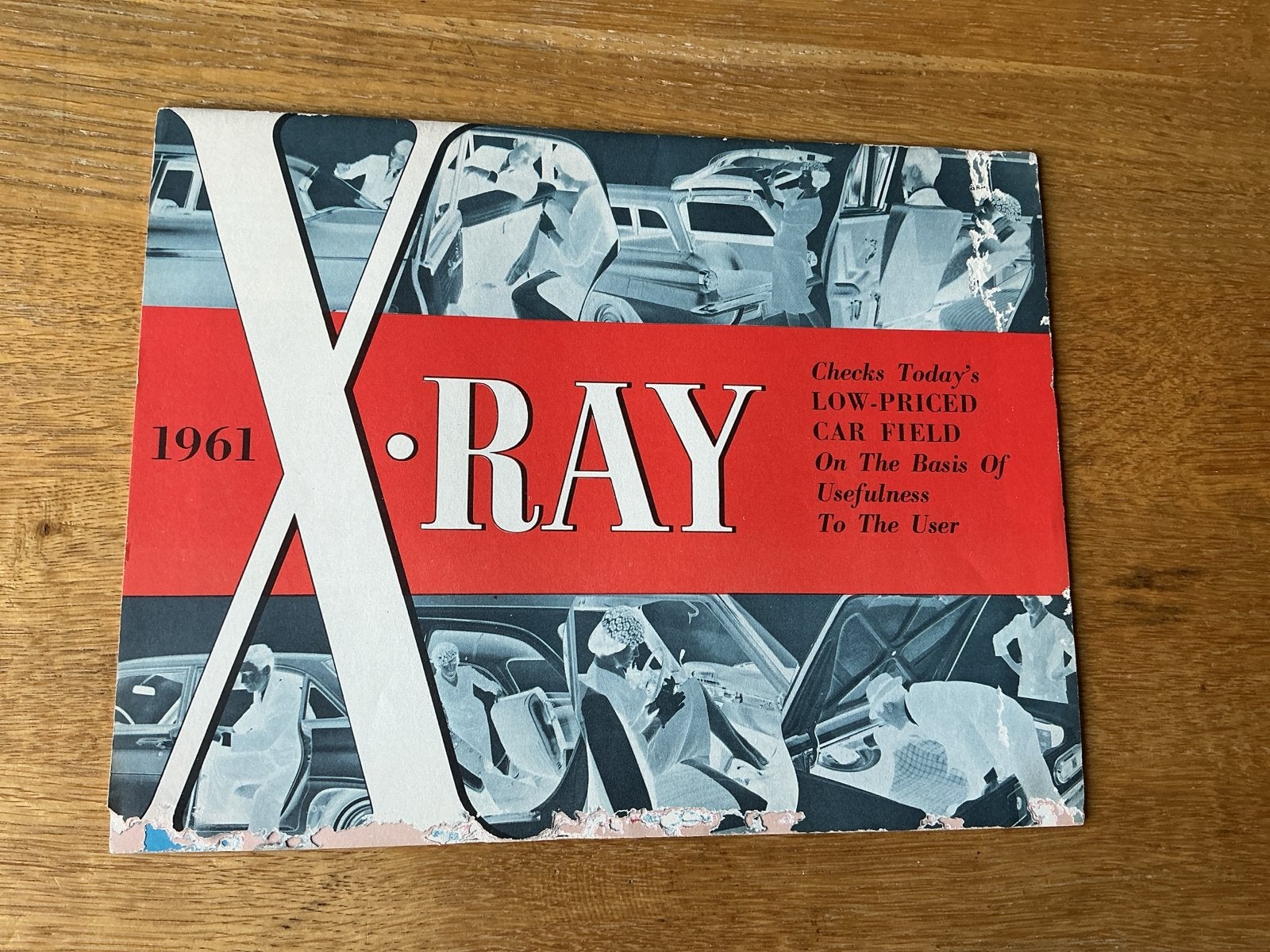 1961 X-Ray Autoboekje - Zeldzaam Vintage Automobiel Document, Ophalen of Verzenden, Gelezen, Algemeen