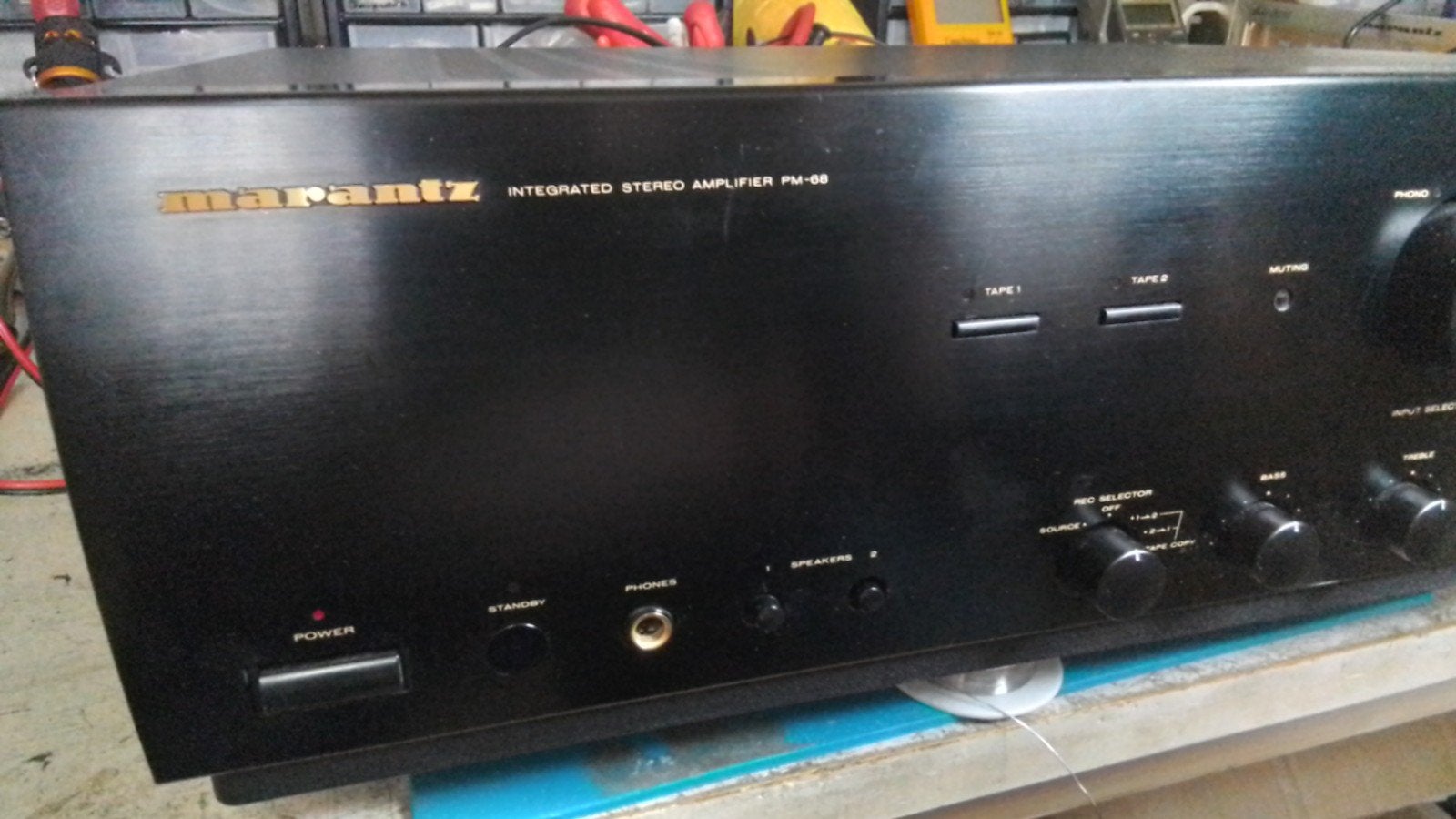 Marantz PM68 Versterker - Zeer Netjes en Goed Werkend, Gebruikt, 60 tot 120 watt, Stereo, Ophalen
