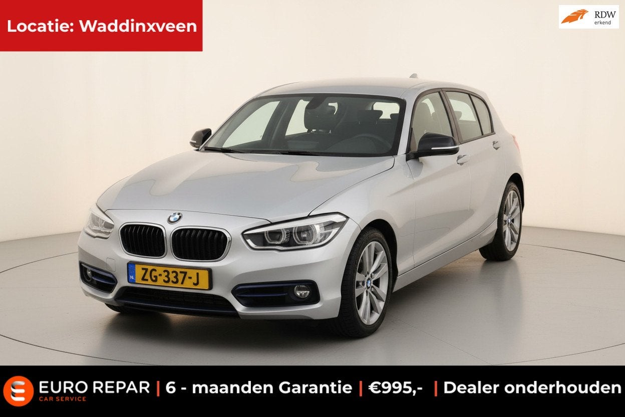 BMW 1-serie 120i Sport Line Edition DEALER OND. 1E EIG NL-AU, Auto's, BMW, Gebruikt, Euro 6, 4 cilinders, Automatische klimaatregeling